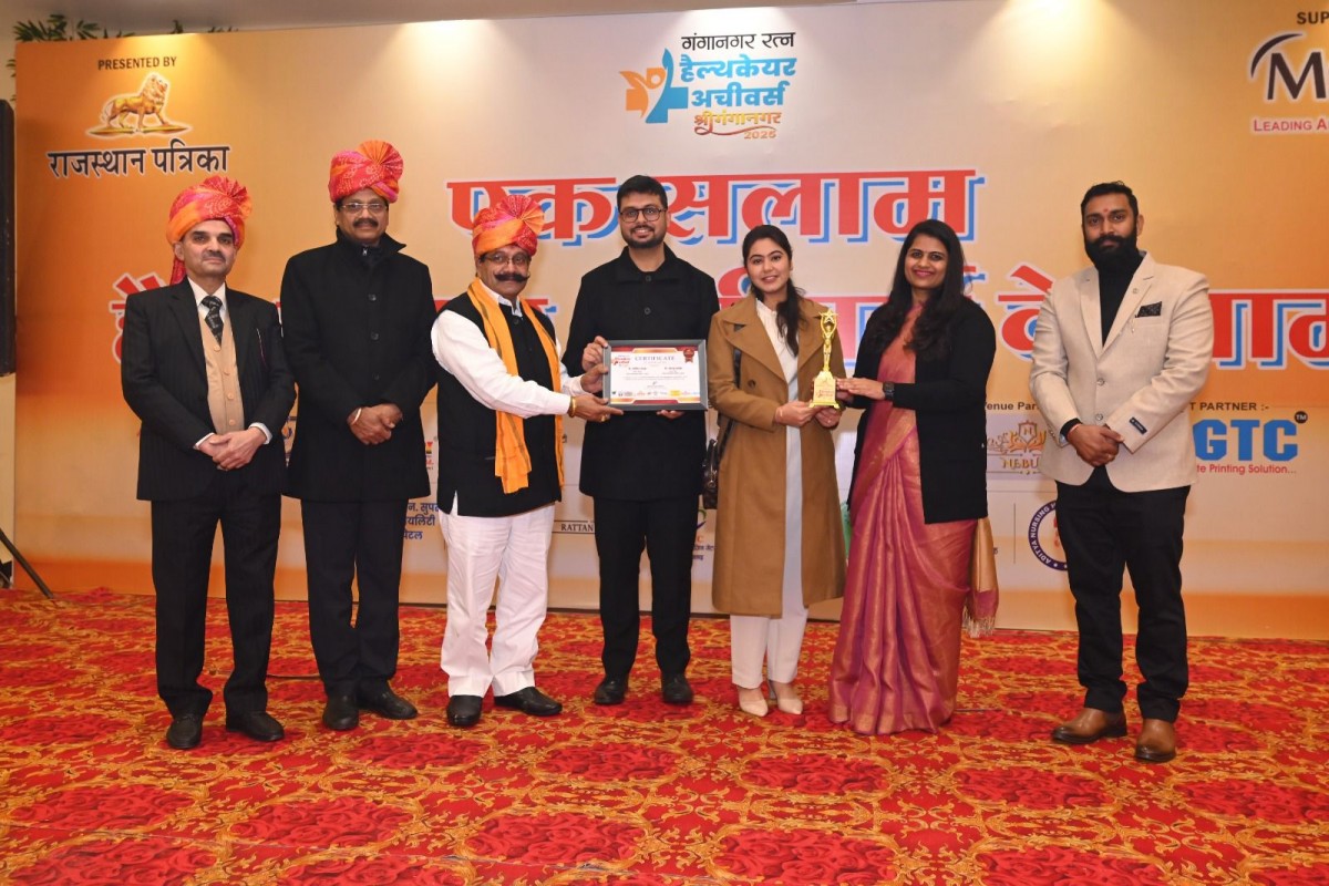 Heartiest congratulations to Dr. Shobhit Chhabra, Dr. Arzoo Chhabra and Dr. Arvind Bansal for making us immensely proud by receiving the prestigious Rajasthan Patrika Healthcare Achievers Award 2025. 